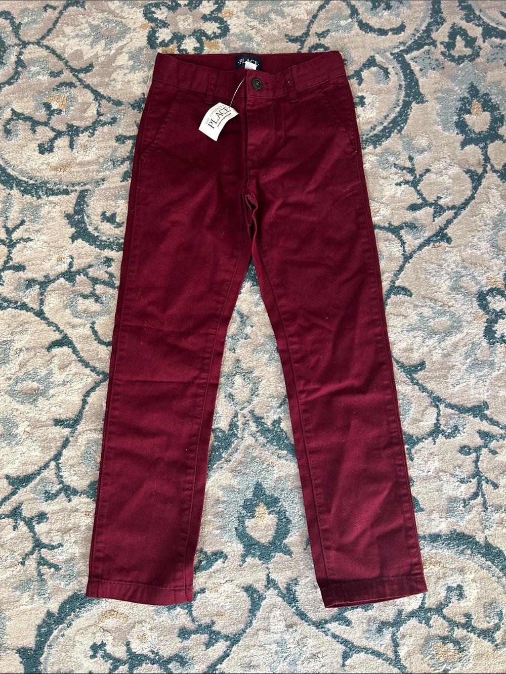 The Children's Place Maroon Straight-Leg Chinos